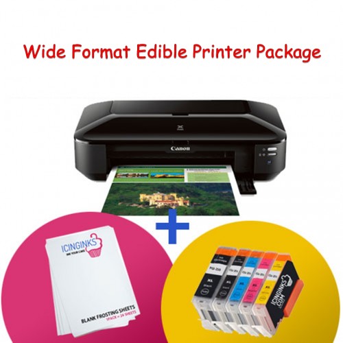 Icinginks™ WIDE Format Edible Printer System Canon PIXMA iX6820 CW8